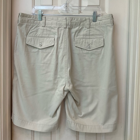 Cremieux Shorts, Men’s Cotton, Flat Front, Khaki Color, Zip, Side Pockets, Sz 36 - Picture 8 of 13